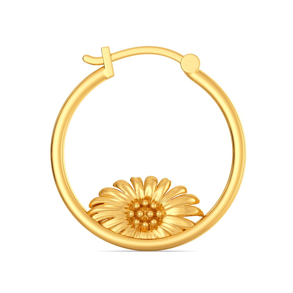 Daisy Decadence Gold Earrings