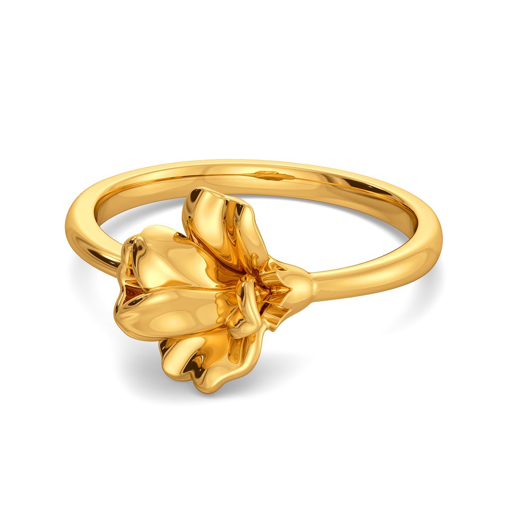 Blossomy Bliss Gold Rings alternate view 3