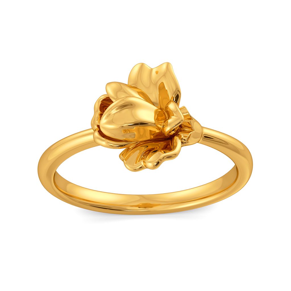 Blossomy Bliss Gold Rings alternate view 2