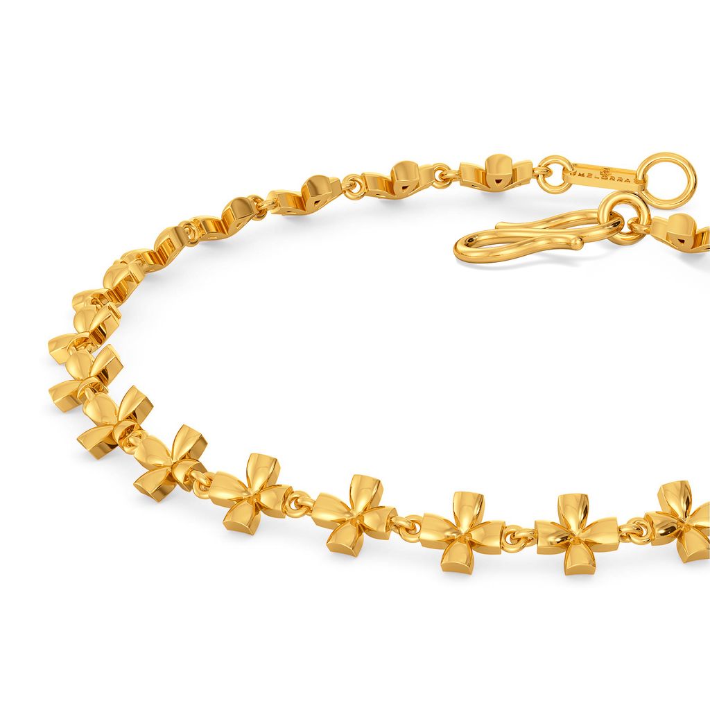 Blossomy Trail Gold Bracelets