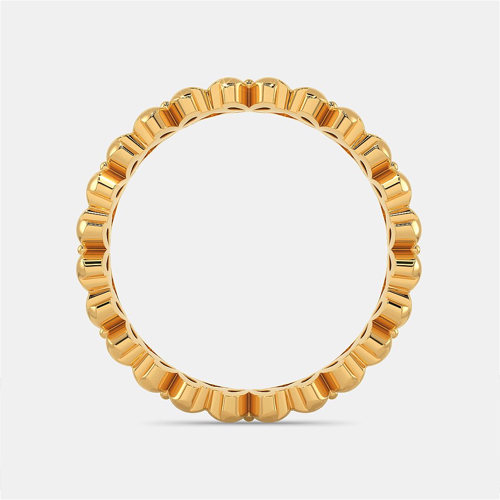 Floral Cluster Gold Rings image