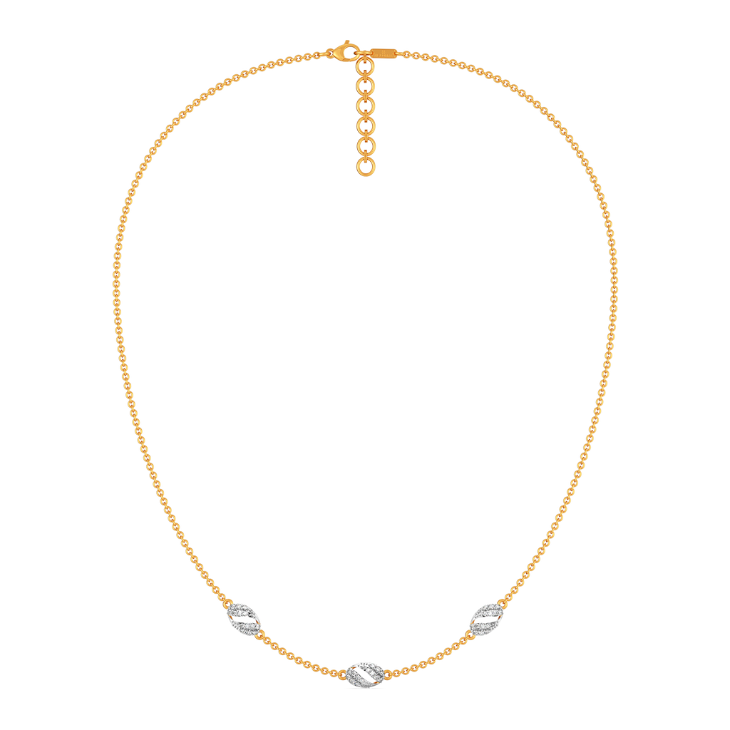 Glam Drapes Diamond Necklaces