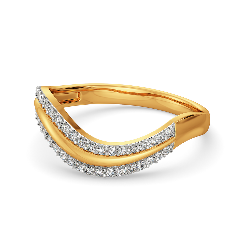 Drapes of Elegance Diamond Rings alternate view 2
