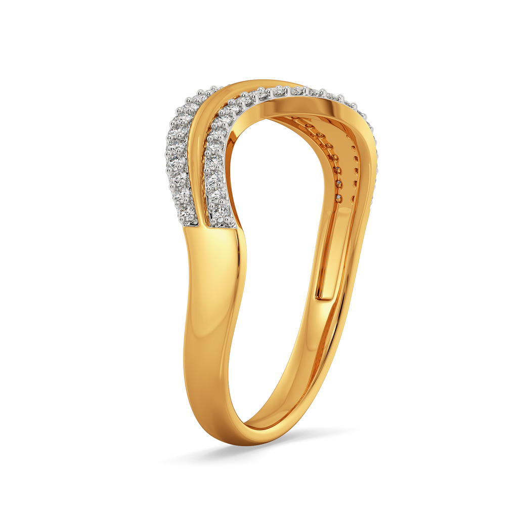 Drapes of Elegance Diamond Rings image