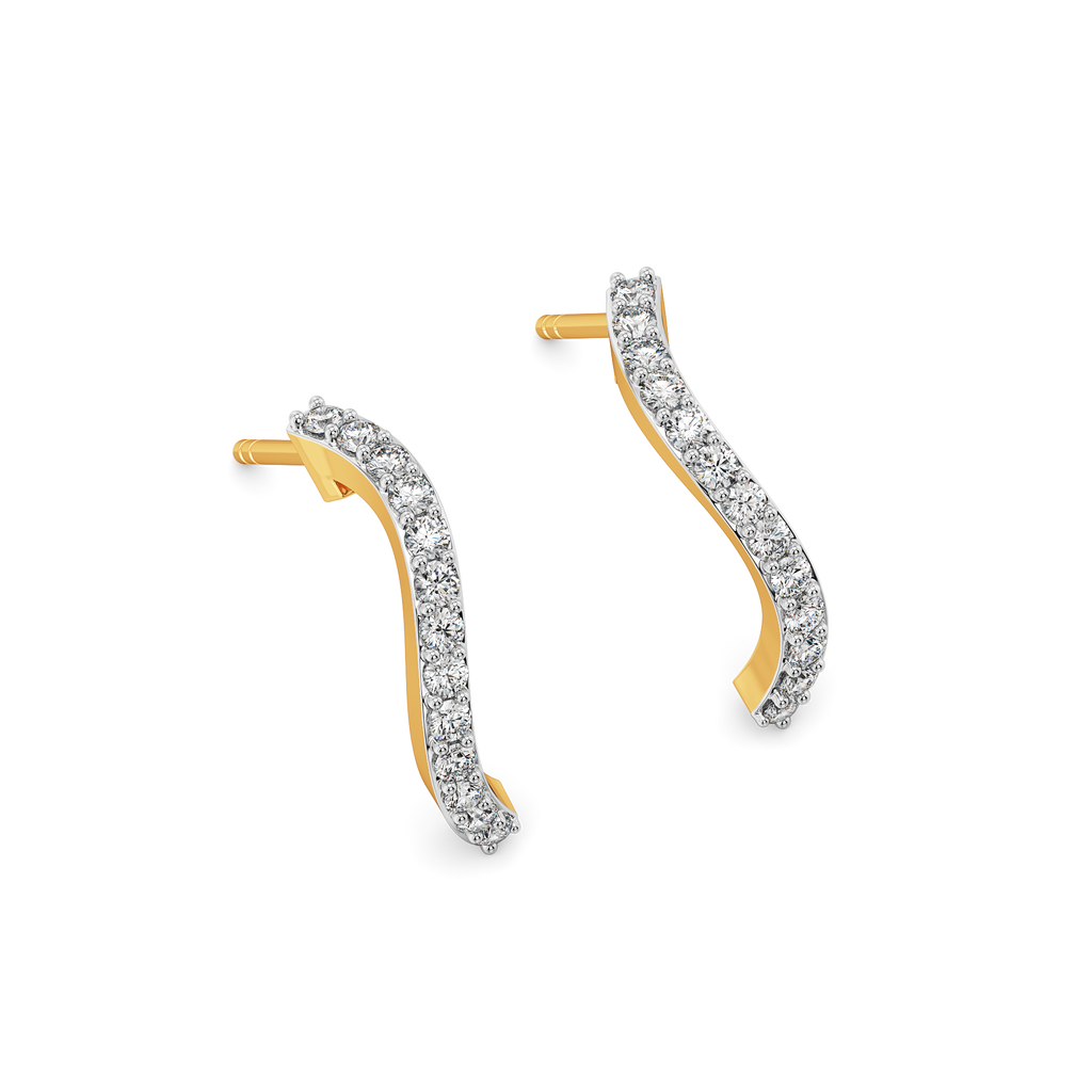 Slaying in Drapes Diamond Earrings