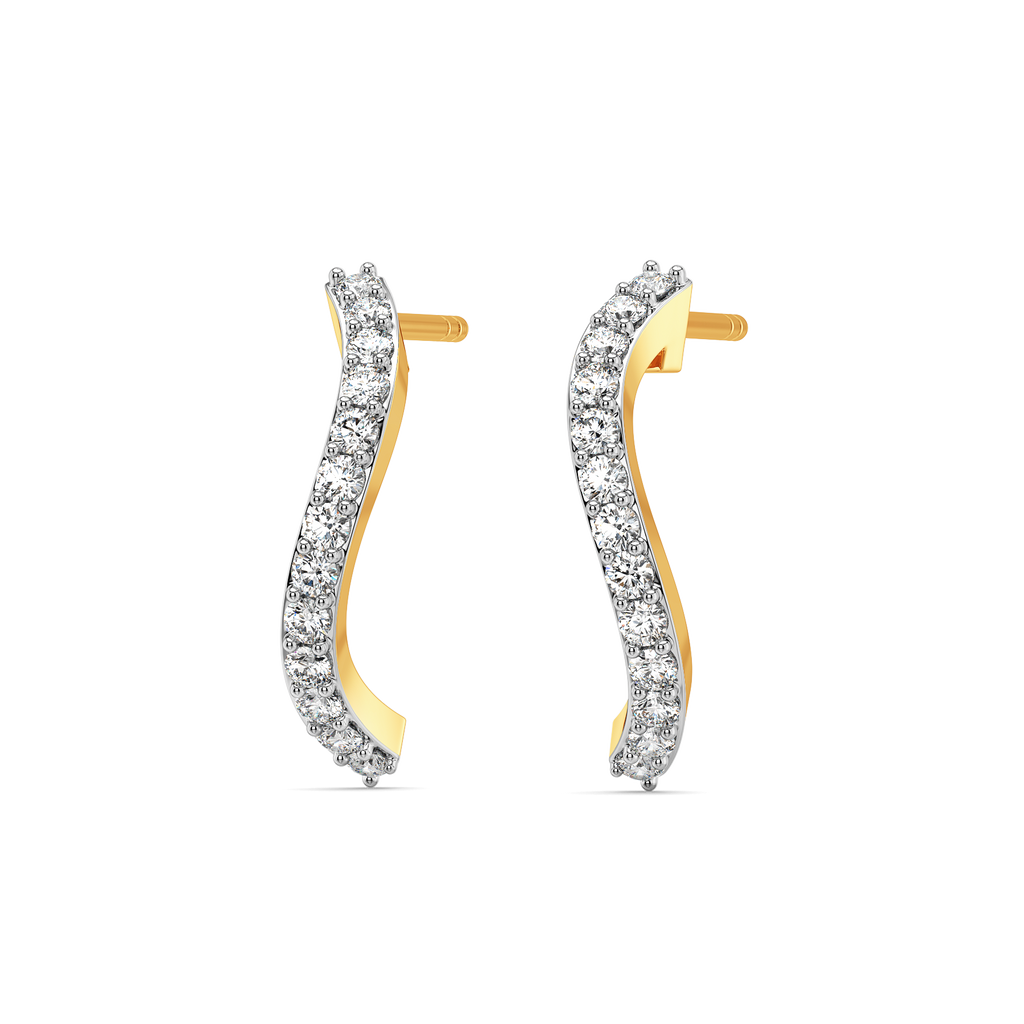 Slaying in Drapes Diamond Earrings