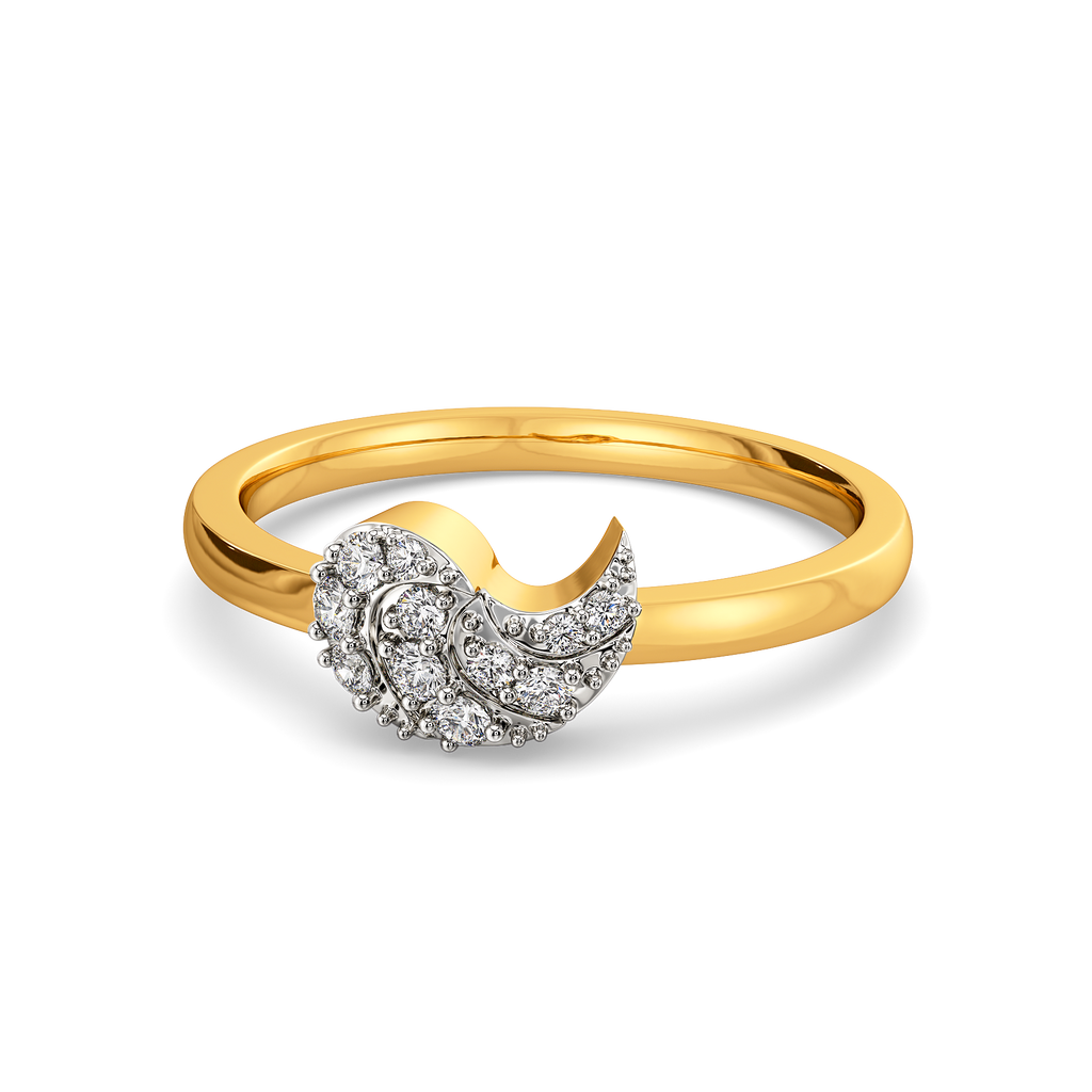 Beauty of Drapes Diamond Rings alternate view 2