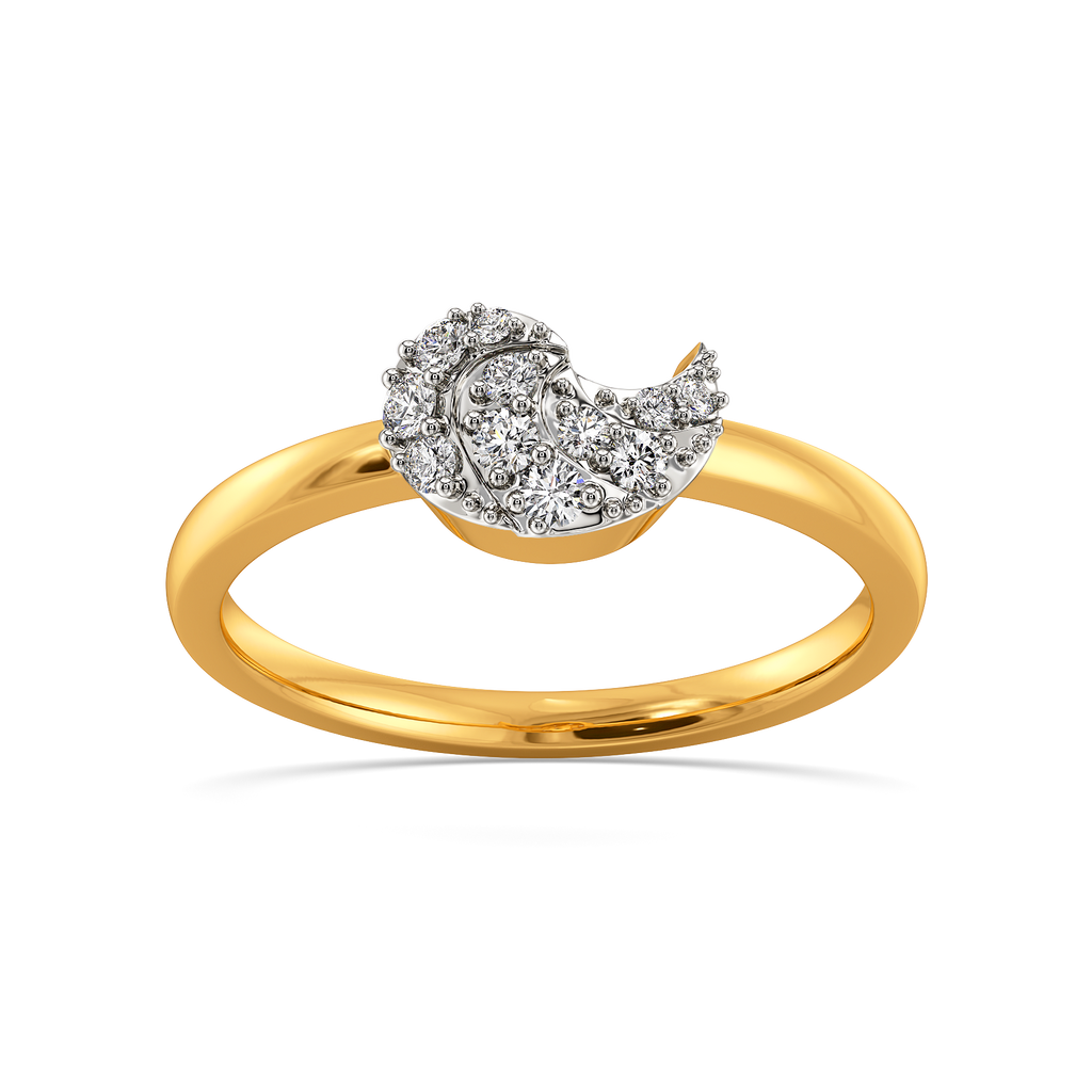 Beauty of Drapes Diamond Rings alternate view 3
