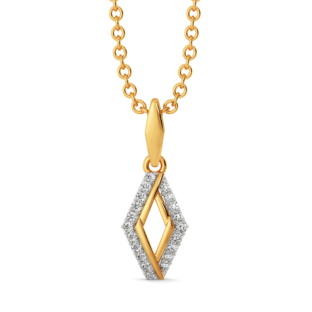 Drapes Defined Diamond Pendants