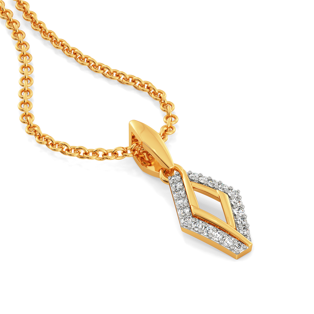 Drapes Defined Diamond Pendants