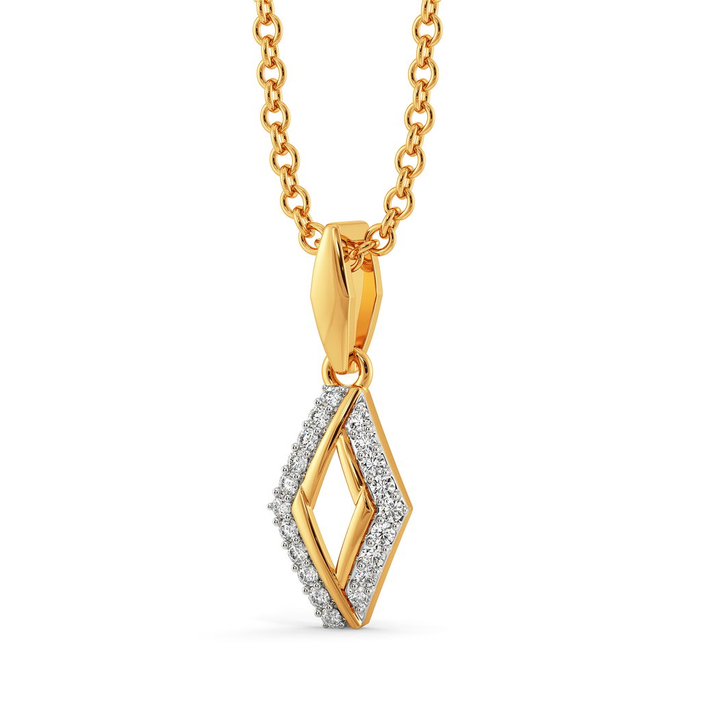 Drapes Defined Diamond Pendants