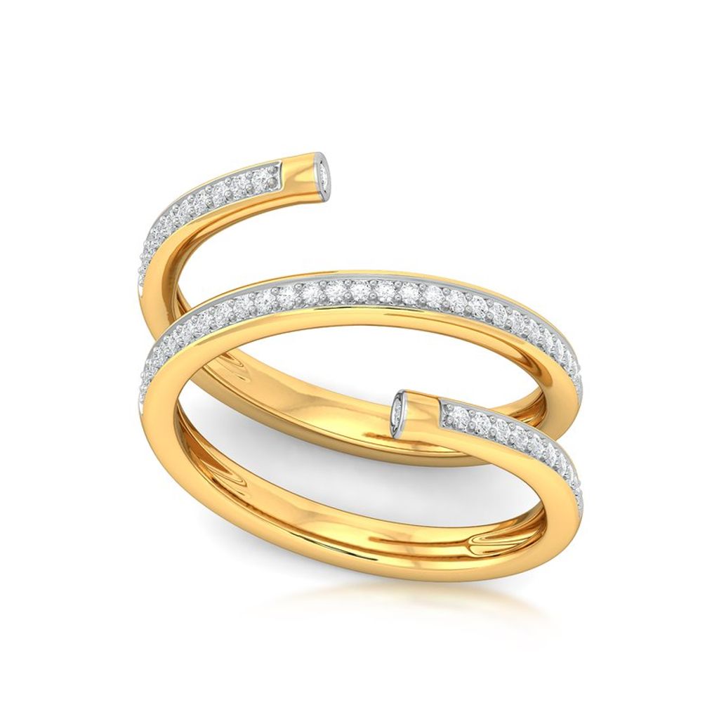 Helix Elixir Diamond Rings alternate view 3