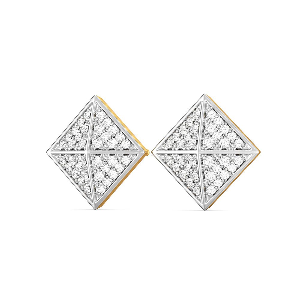 Mastaba Diamond Earrings