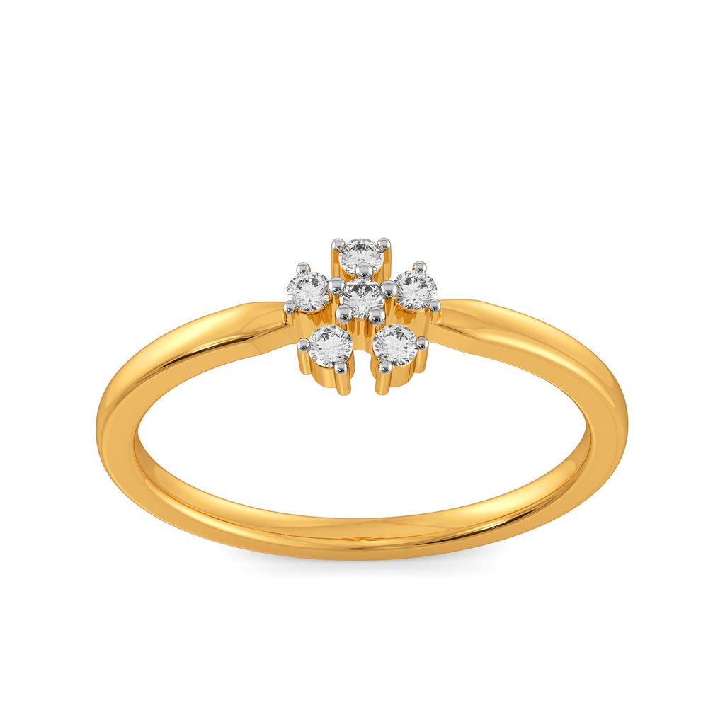 Itsy Bitsy Florals Diamond Rings alternate view 3