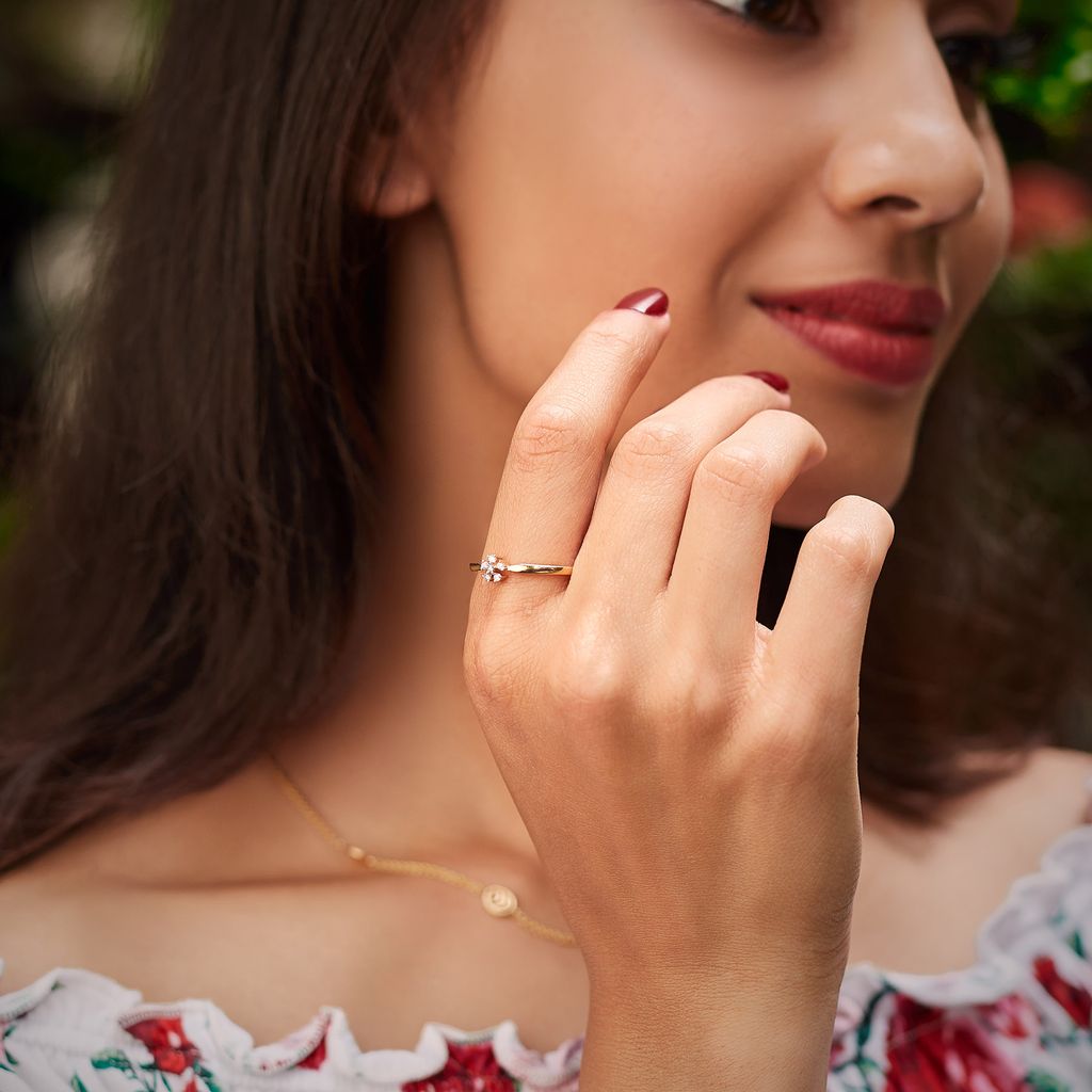 Itsy Bitsy Florals Diamond Rings alternate view 1