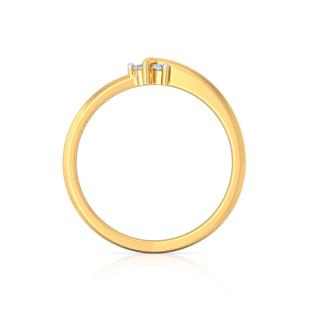 Teeny Troika Diamond Rings image