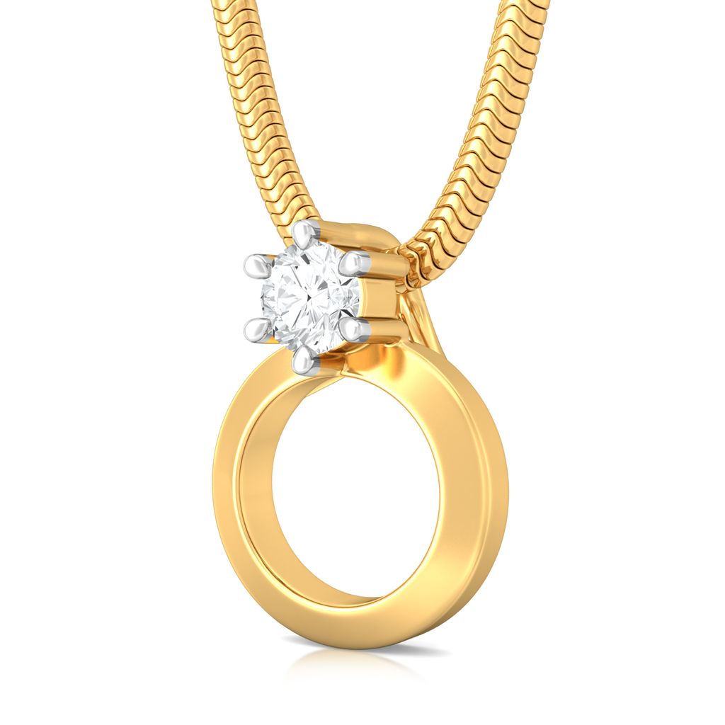 Hoop Whoop Diamond Pendants