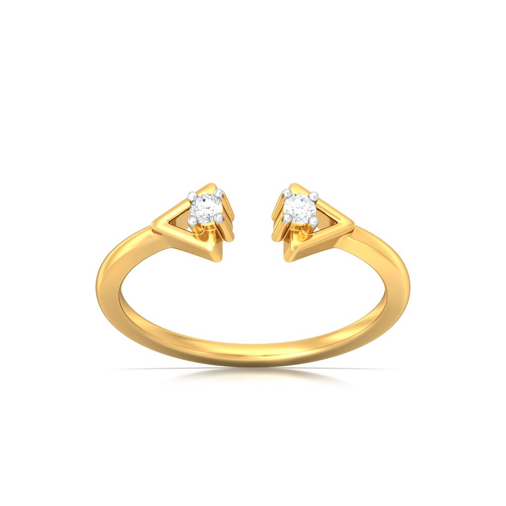 Tricky Trinity Diamond Rings alternate view 3