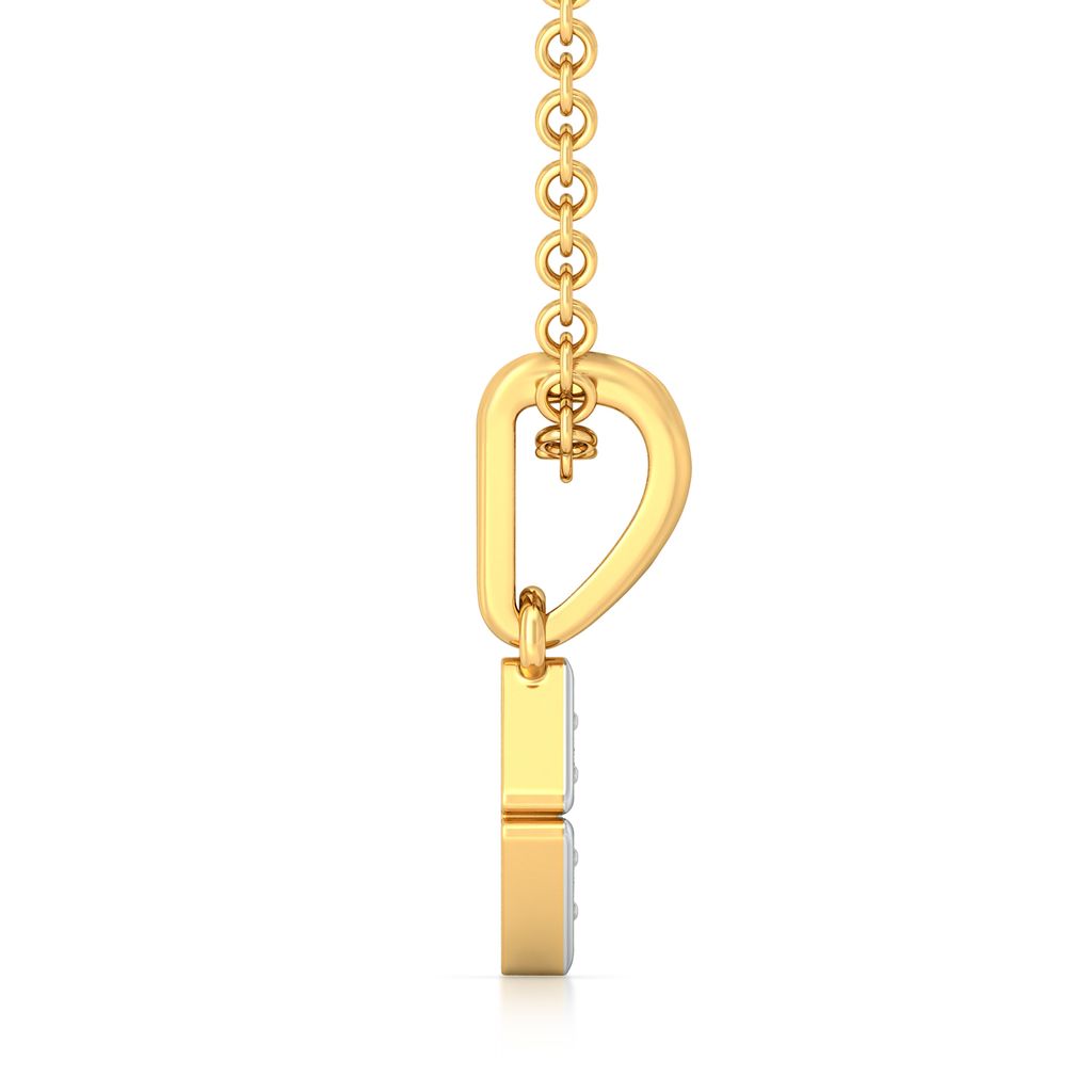 Double Nubble Diamond Pendants