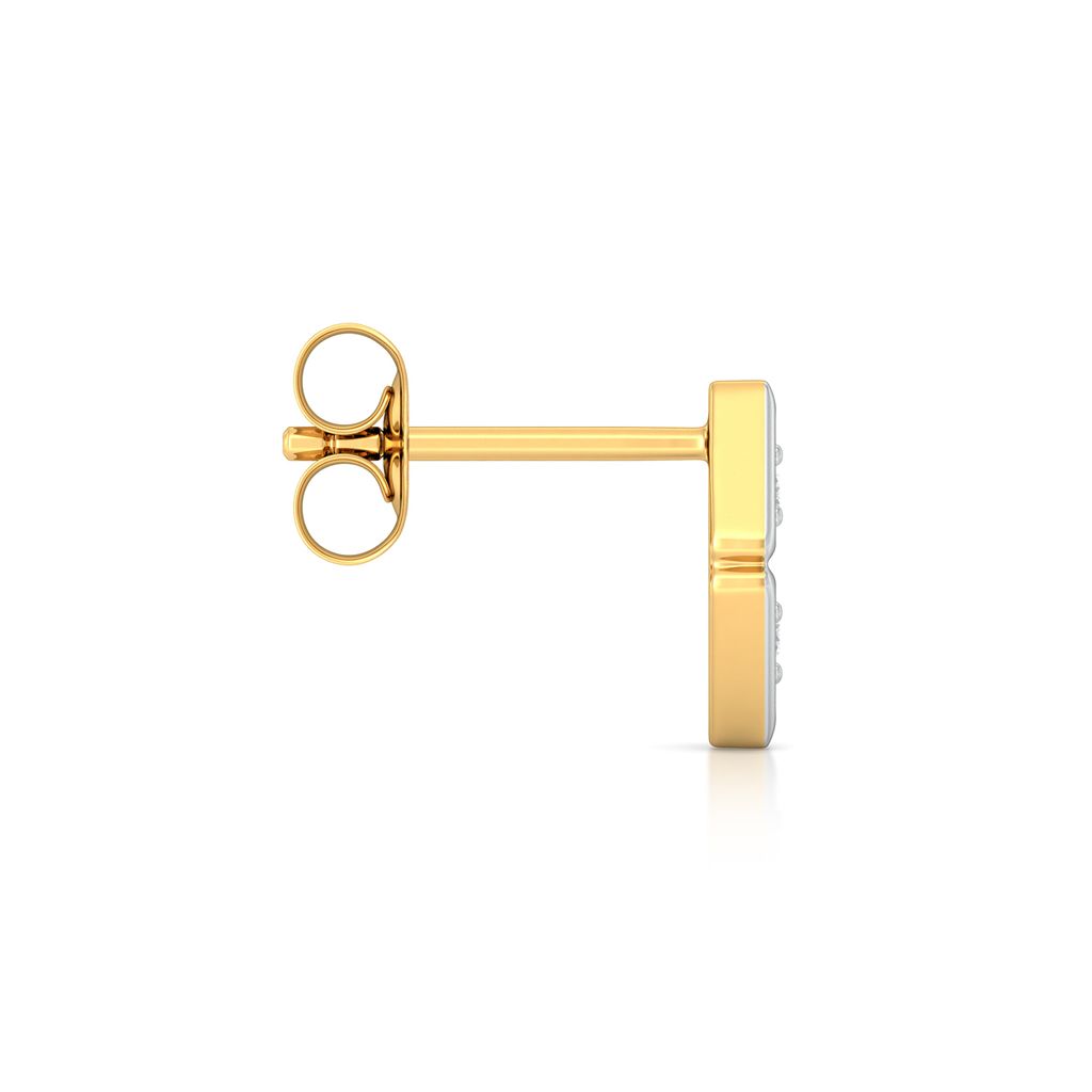 Double Nubble Diamond Earrings