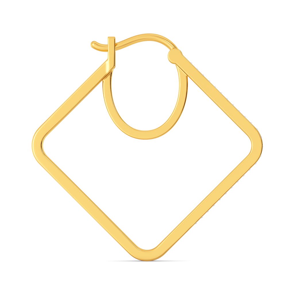 Loop De Hoop Diamond Earrings
