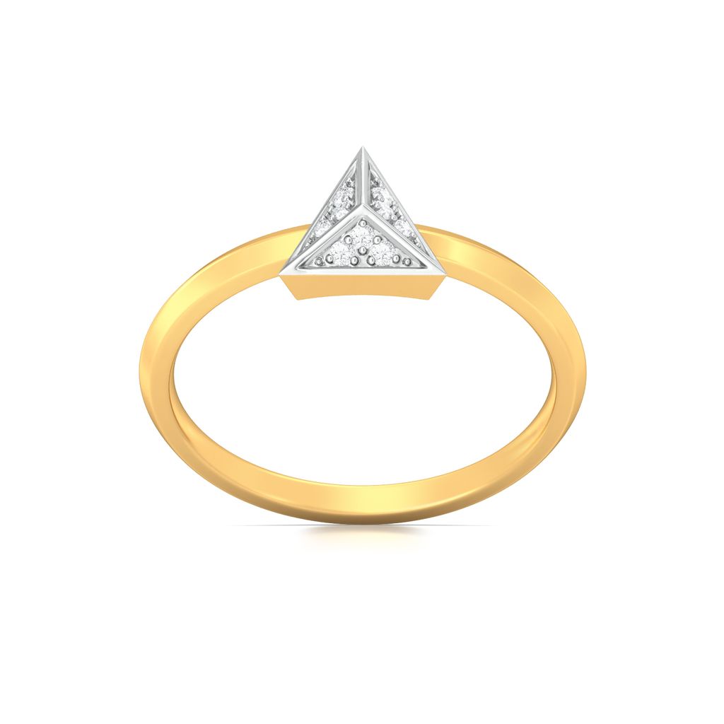 Spangle Triangle Diamond Rings alternate view 3