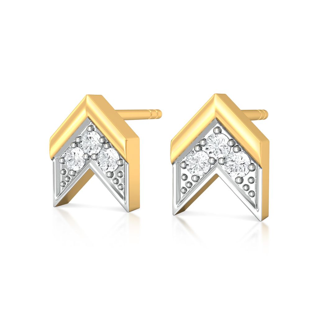 Arrow Bolero Diamond Earrings