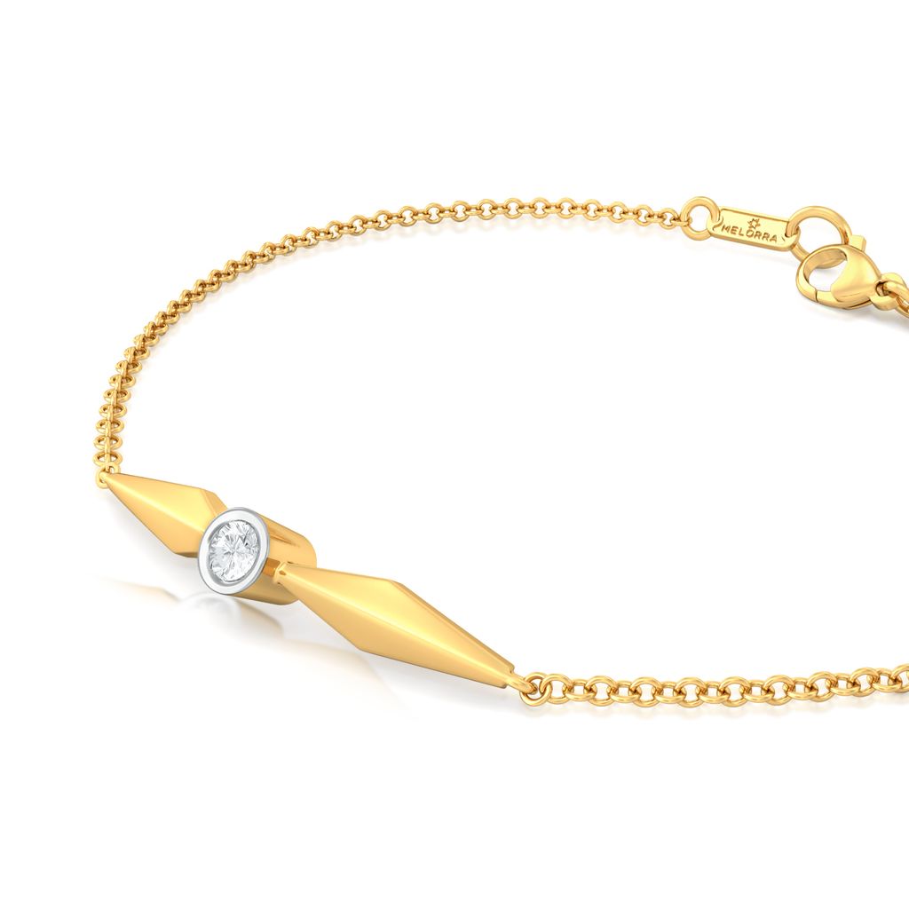 Simple Winkle Diamond Bracelets
