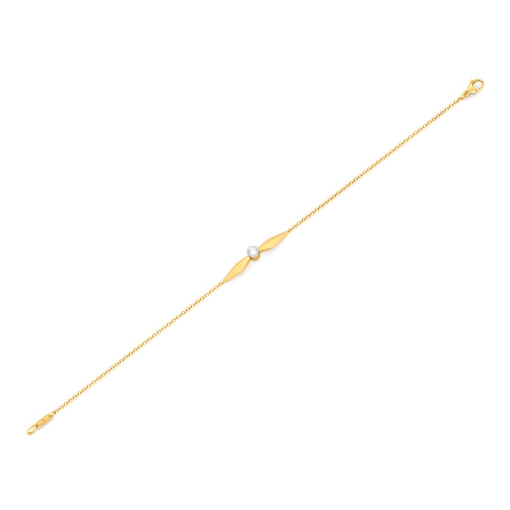 Simple Winkle Diamond Bracelets