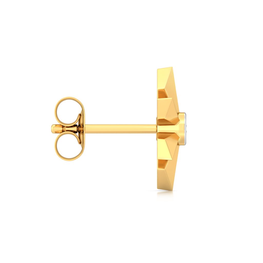 Simple Winkle Diamond Earrings