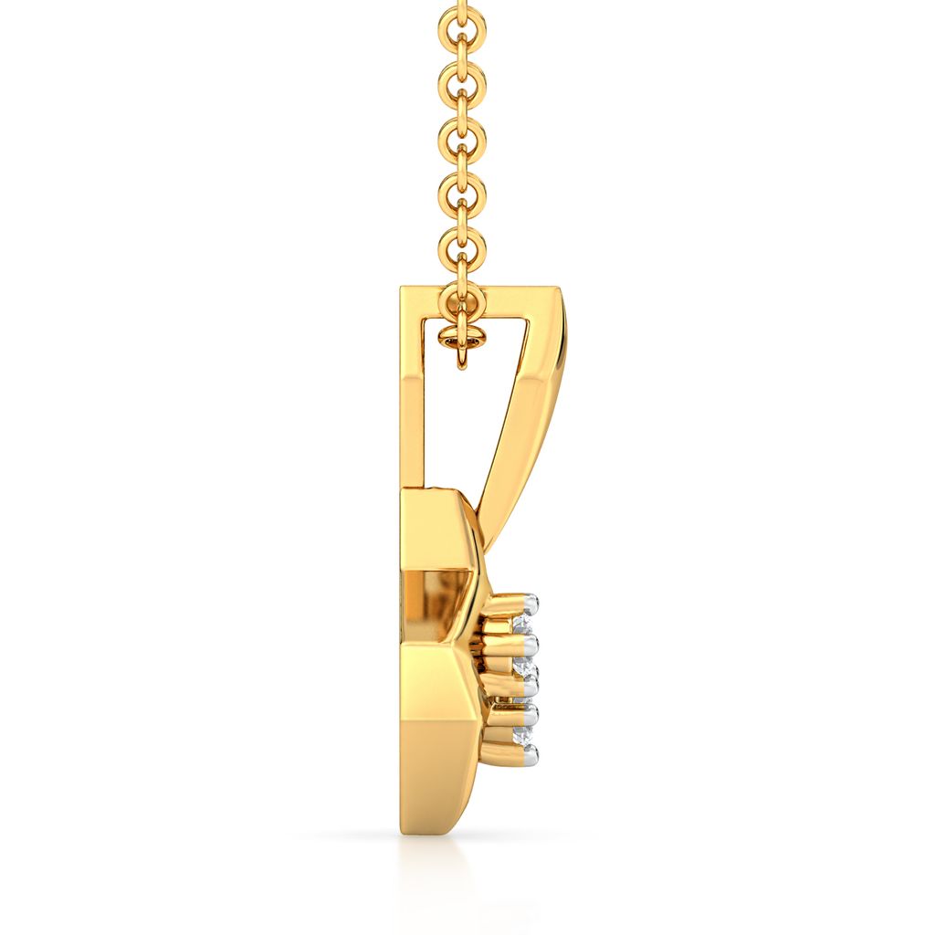 Rhomb Calm Diamond Pendants