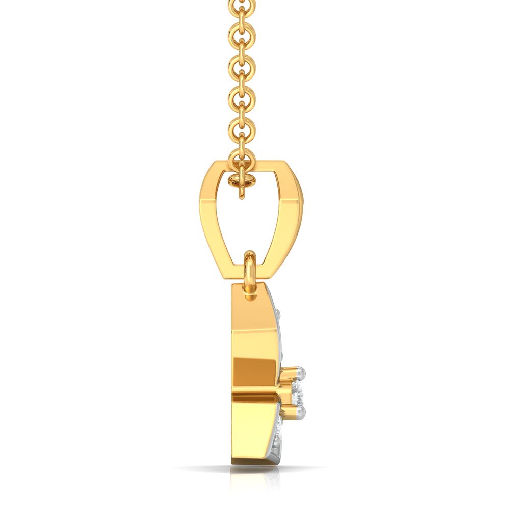 Tripartite chic Diamond Pendants