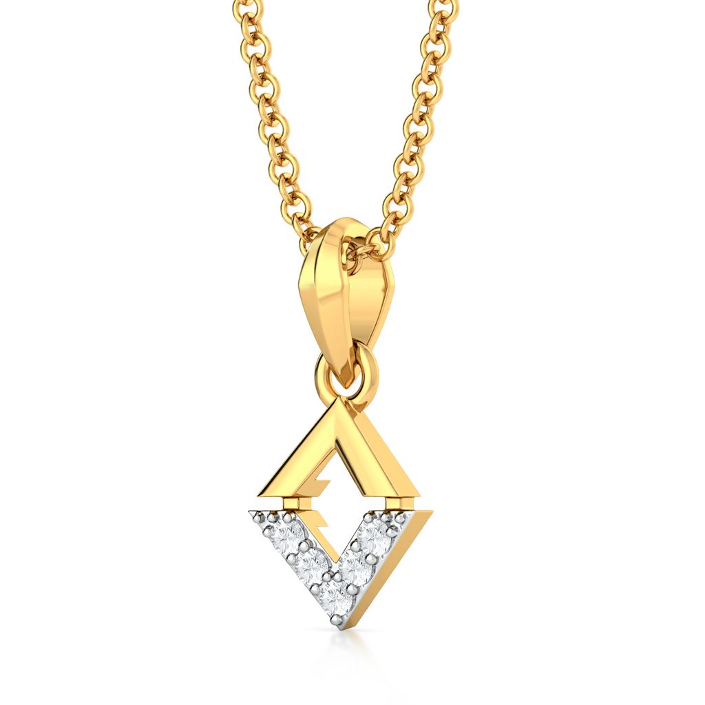 Dual Spectacle Diamond Pendants