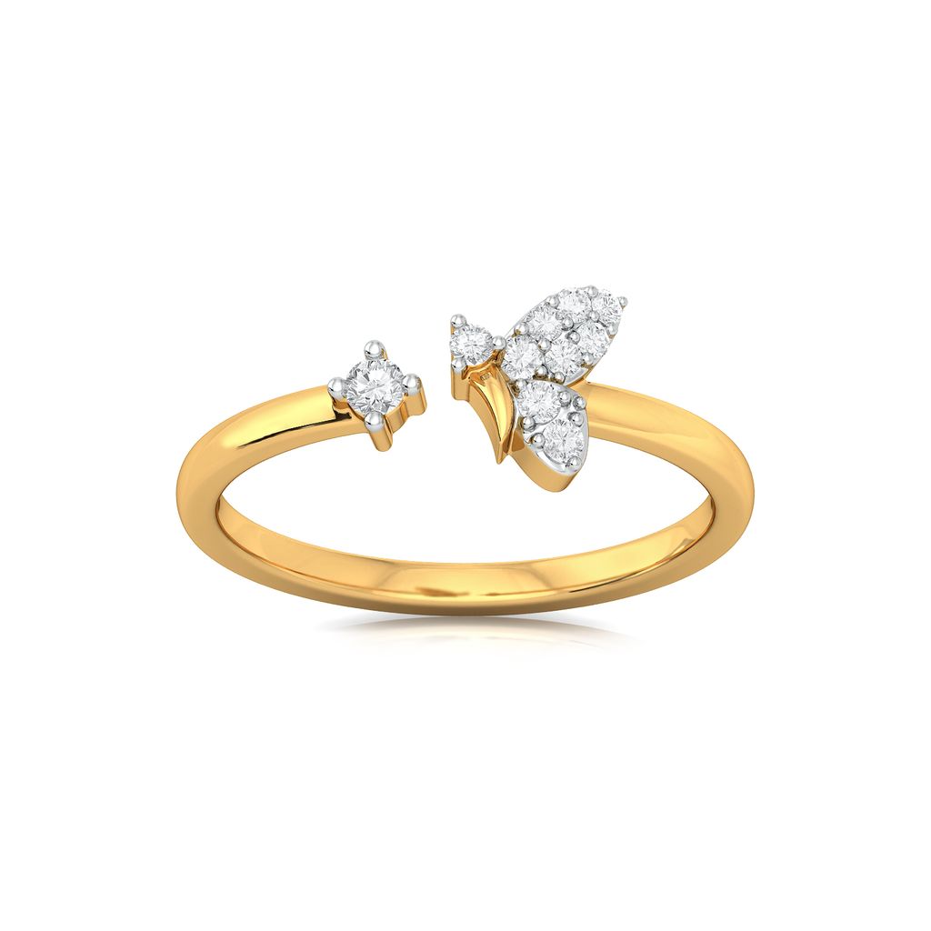 Flutter Fly Diamond Rings alternate view 3