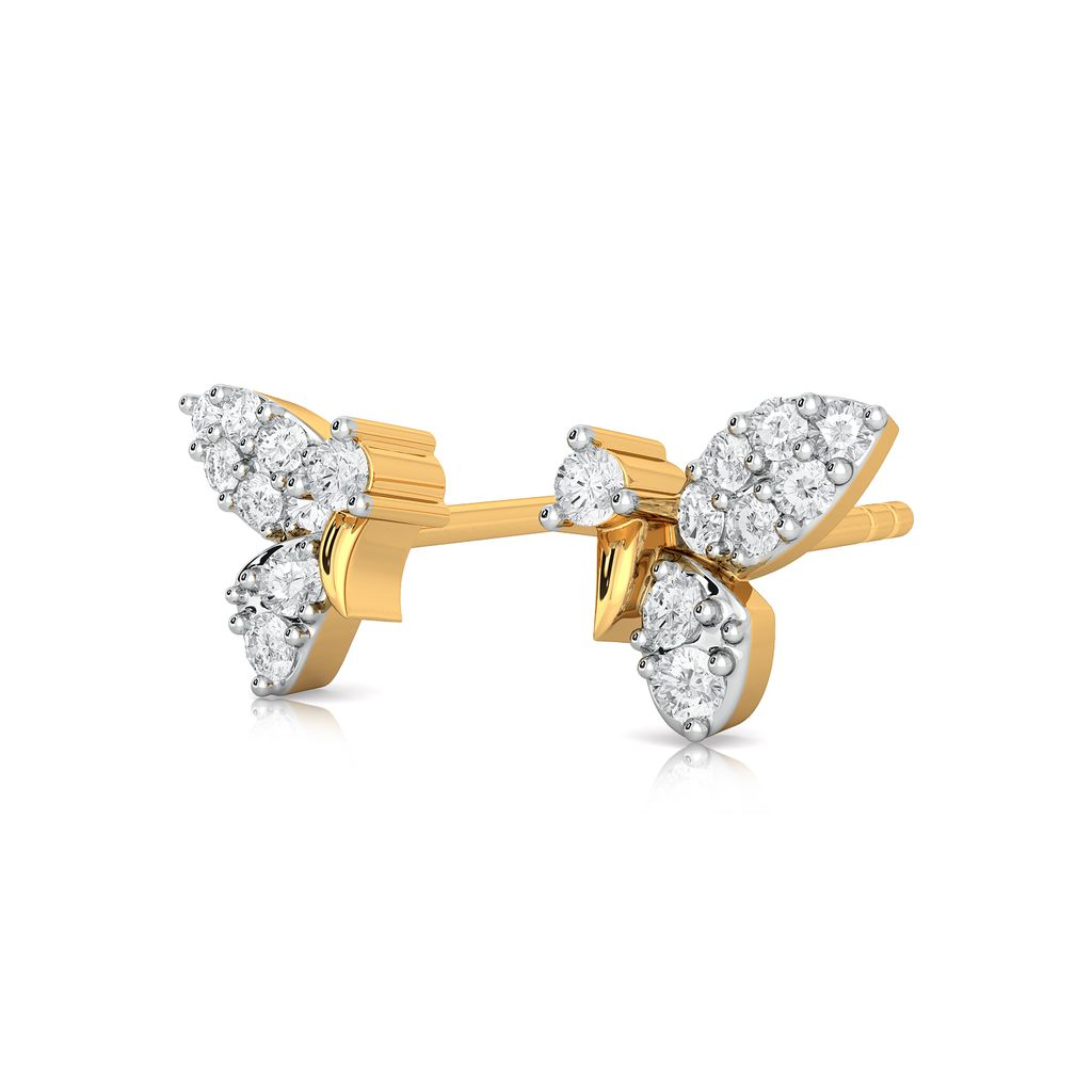 Flutter Fly Diamond Earrings