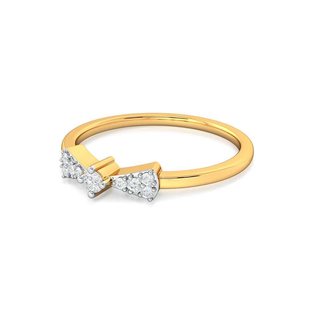 Frow Bow Diamond Rings image