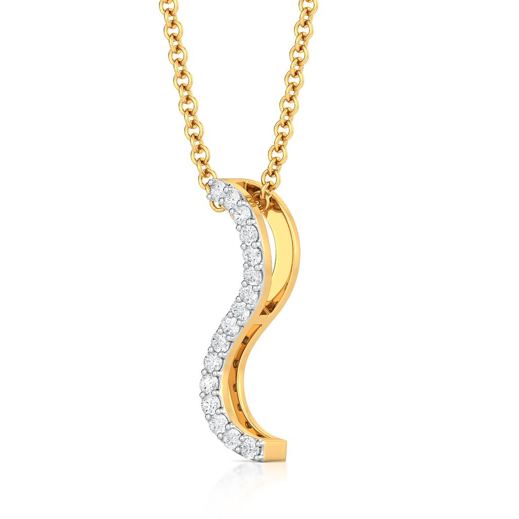 Cue The Dew Diamond Pendants