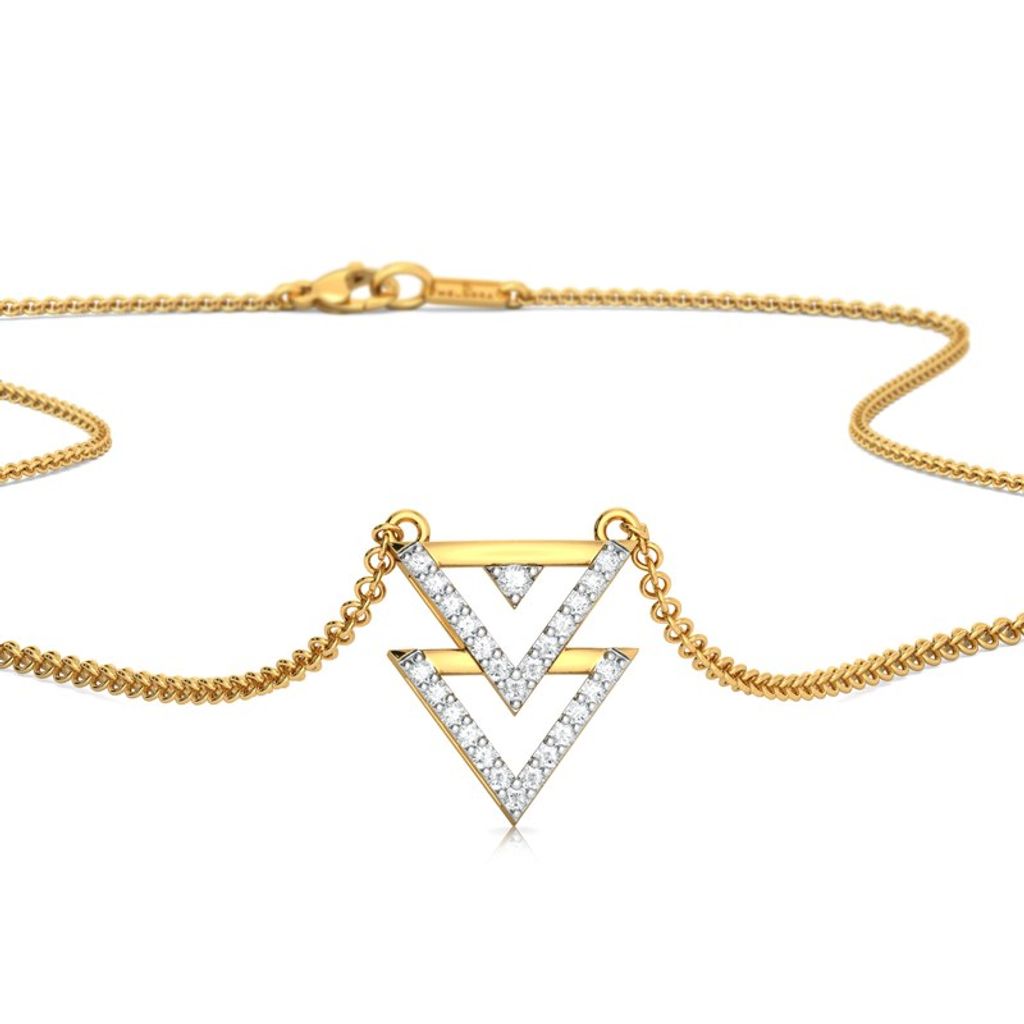 Trico Triangle Diamond Necklaces
