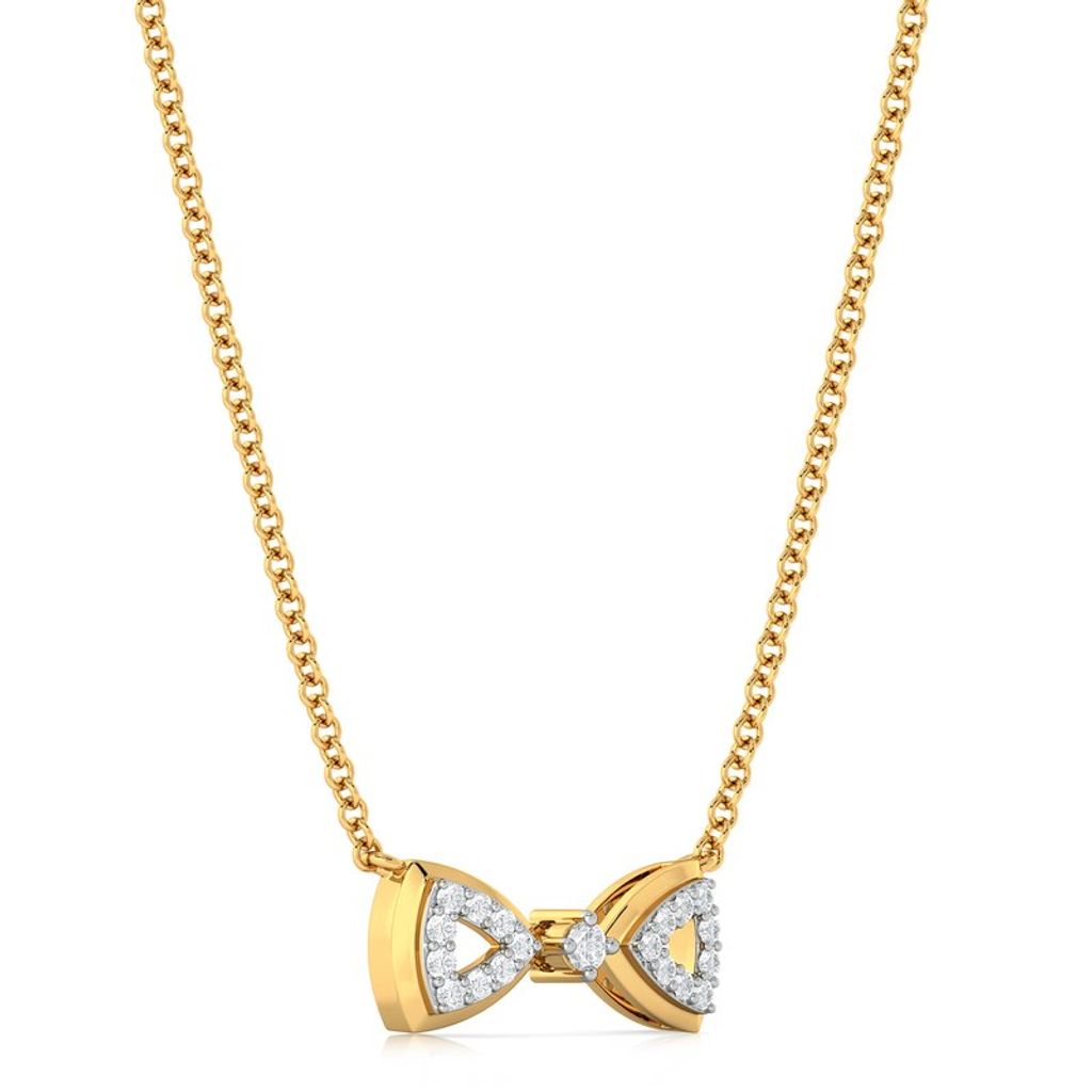 Cutsy Curtsy Diamond Necklaces