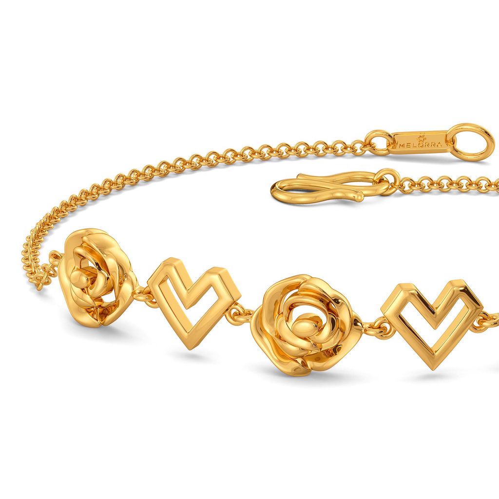 Roses of Love Gold Bracelets