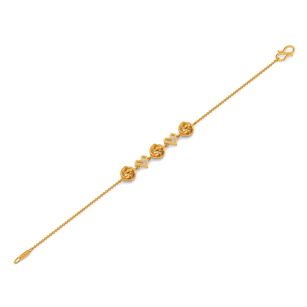 Roses of Love Gold Bracelets