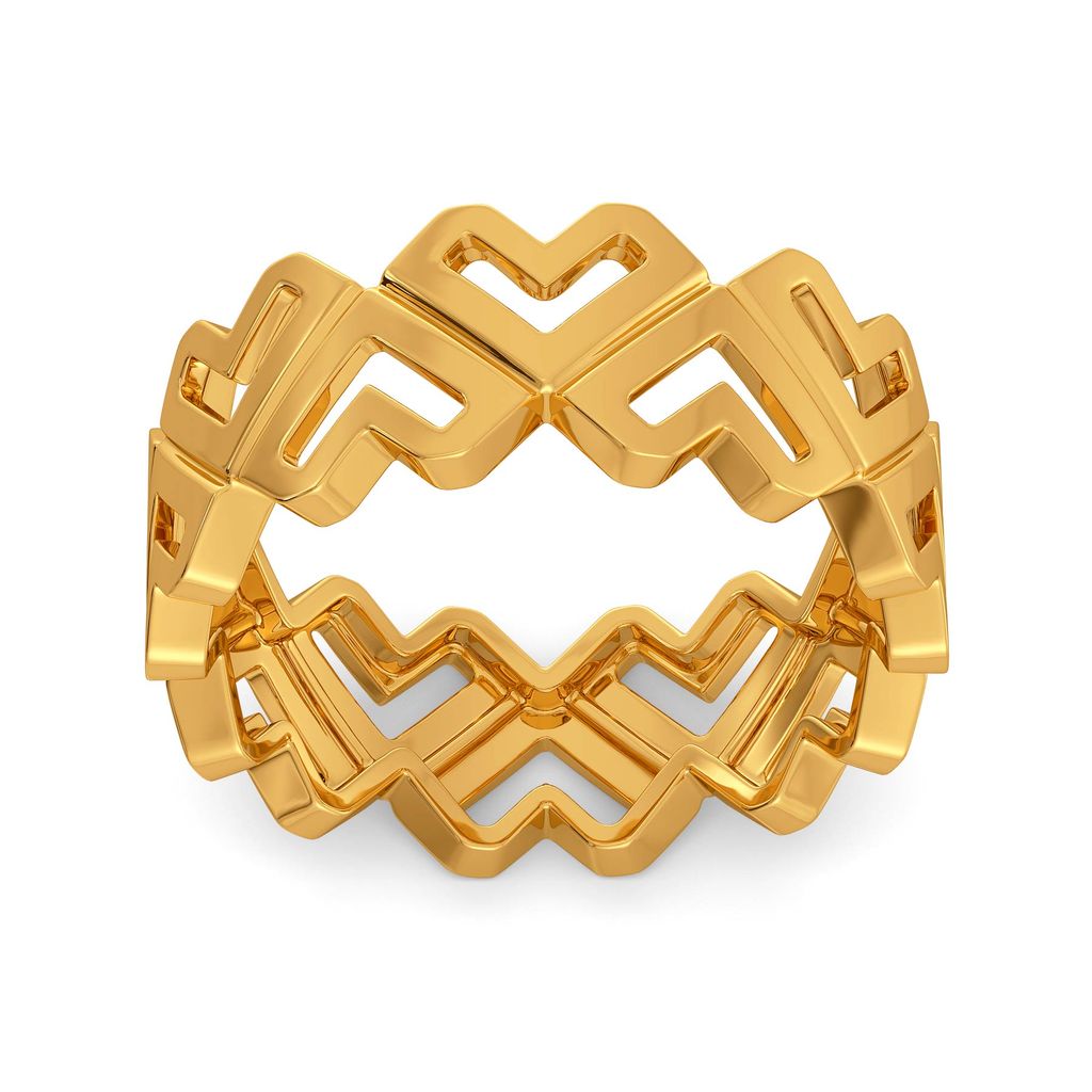 Roses of Love Gold Rings alternate view 2