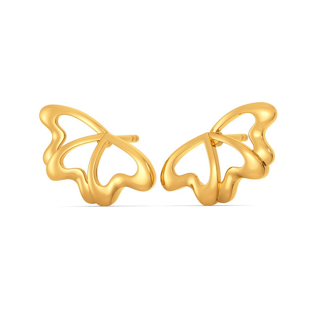 Love Gone Wild Gold Earrings