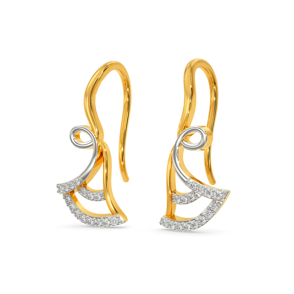 Victorian Essence Diamond Earrings