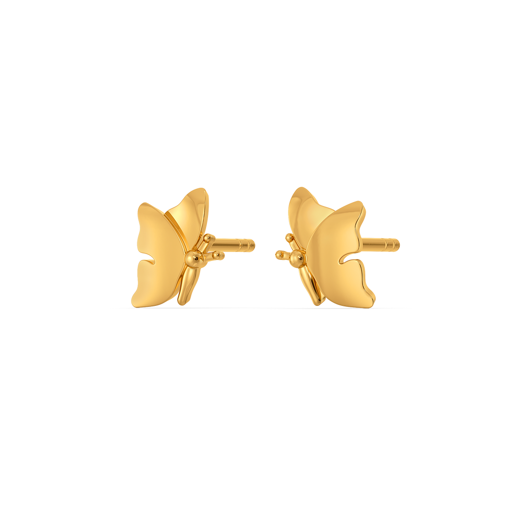 Pretty Meets Power Gold Earrings