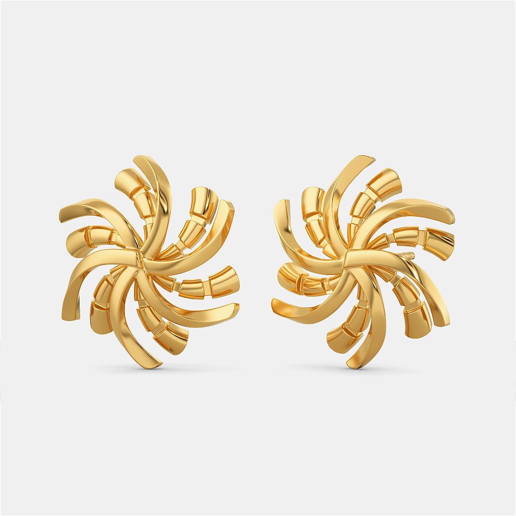 Disco Chic Gold Earrings