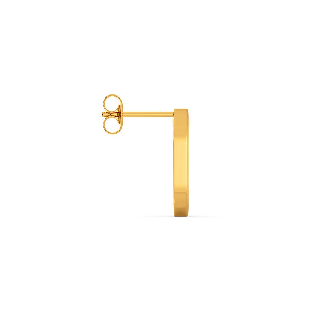 Disco Twists Gold Earrings