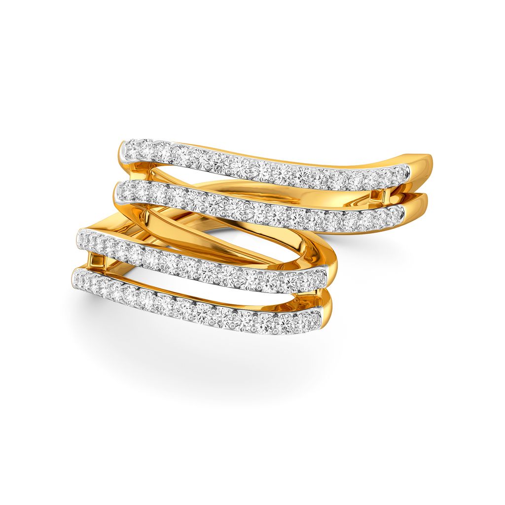 Confetti Twirls Diamond Rings alternate view 3
