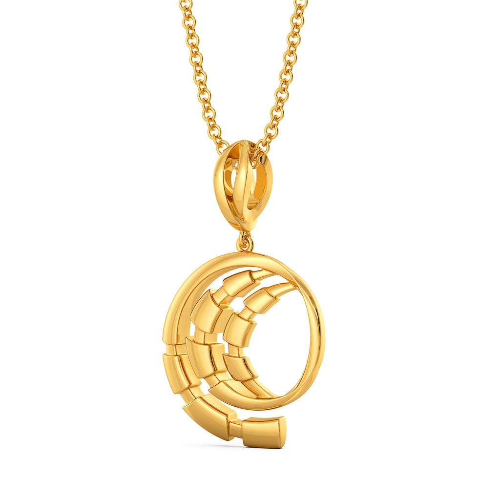 Wing Ding Pop Gold Pendants