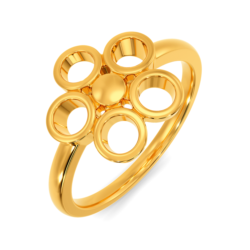 Polka Pop Gold Rings